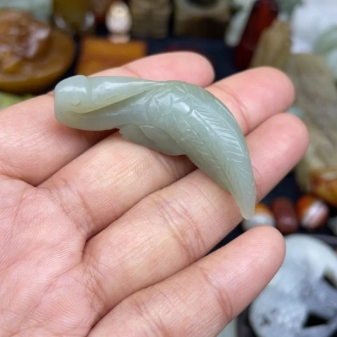 和田玉未镶嵌颈饰79