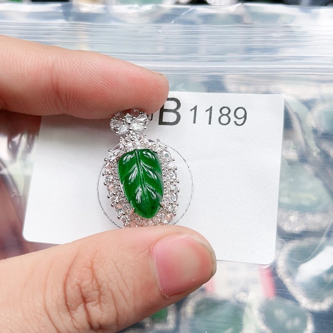 翡翠颈饰未镶嵌翡翠1189