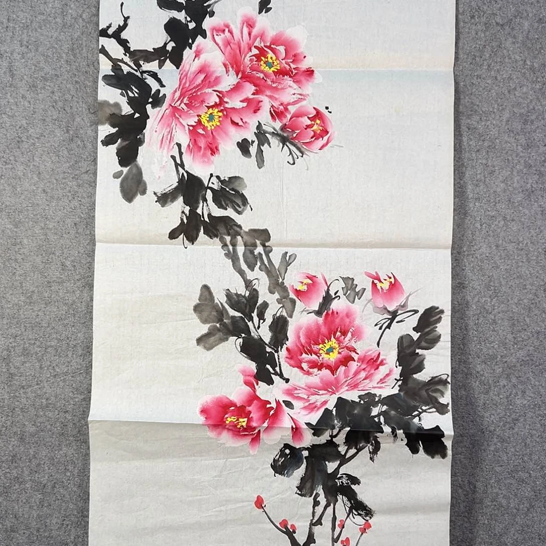 国画033 牡丹花等花开时节也可用