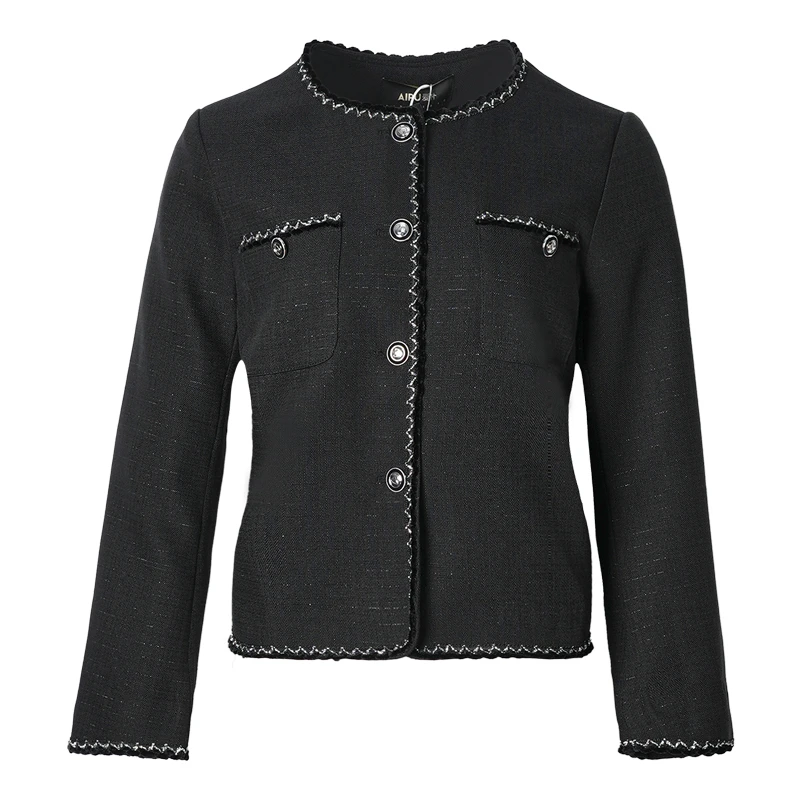 18027品牌大码女装春季新款洋气时尚显瘦百搭遮肉高级感气质外套