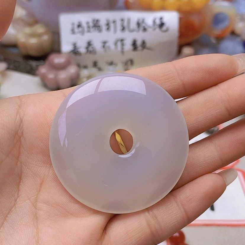 【闪购商品】未镶嵌玛瑙/玉髓珠宝半成品庄***心