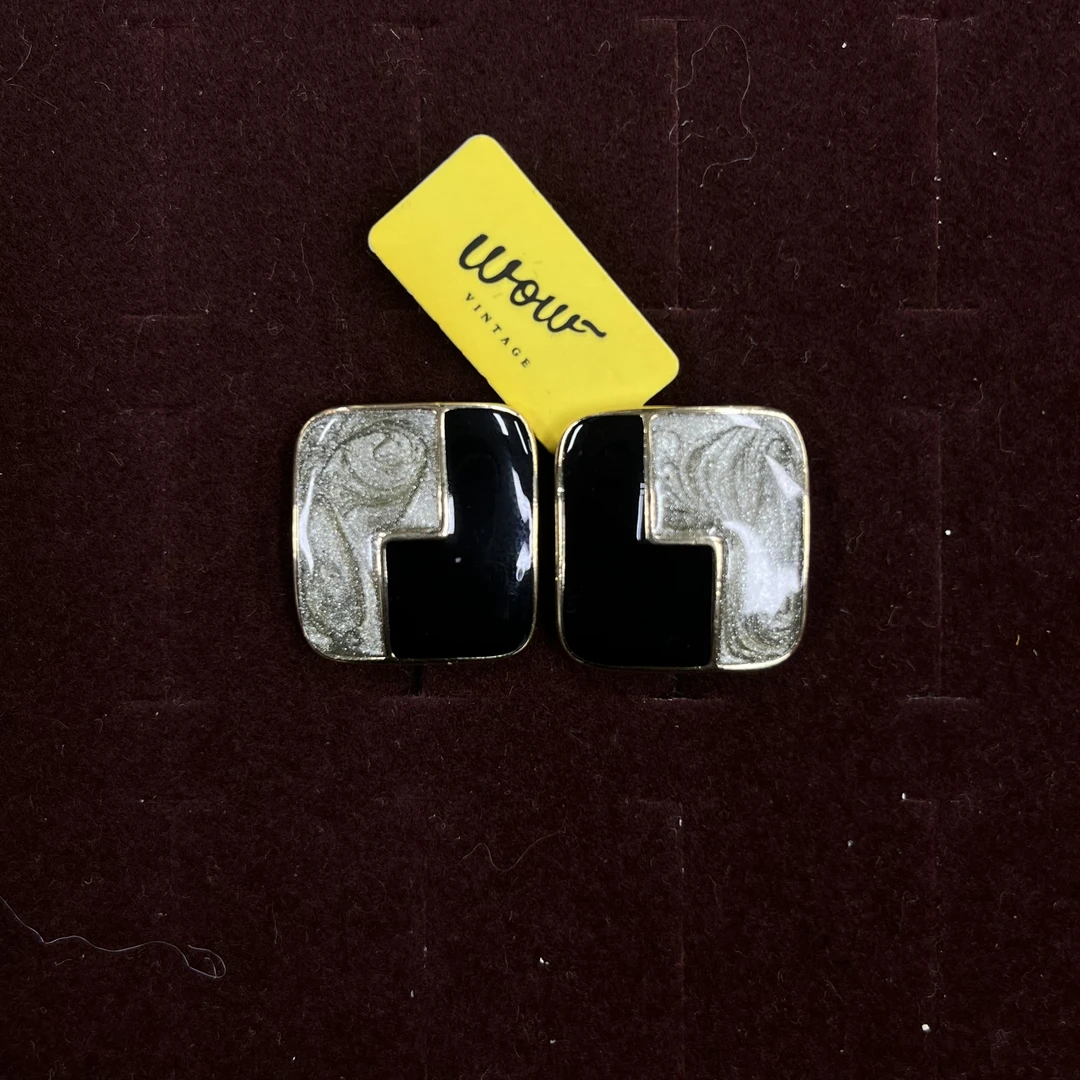 合金项链 PP中古首饰vintage 001珐琅耳夹