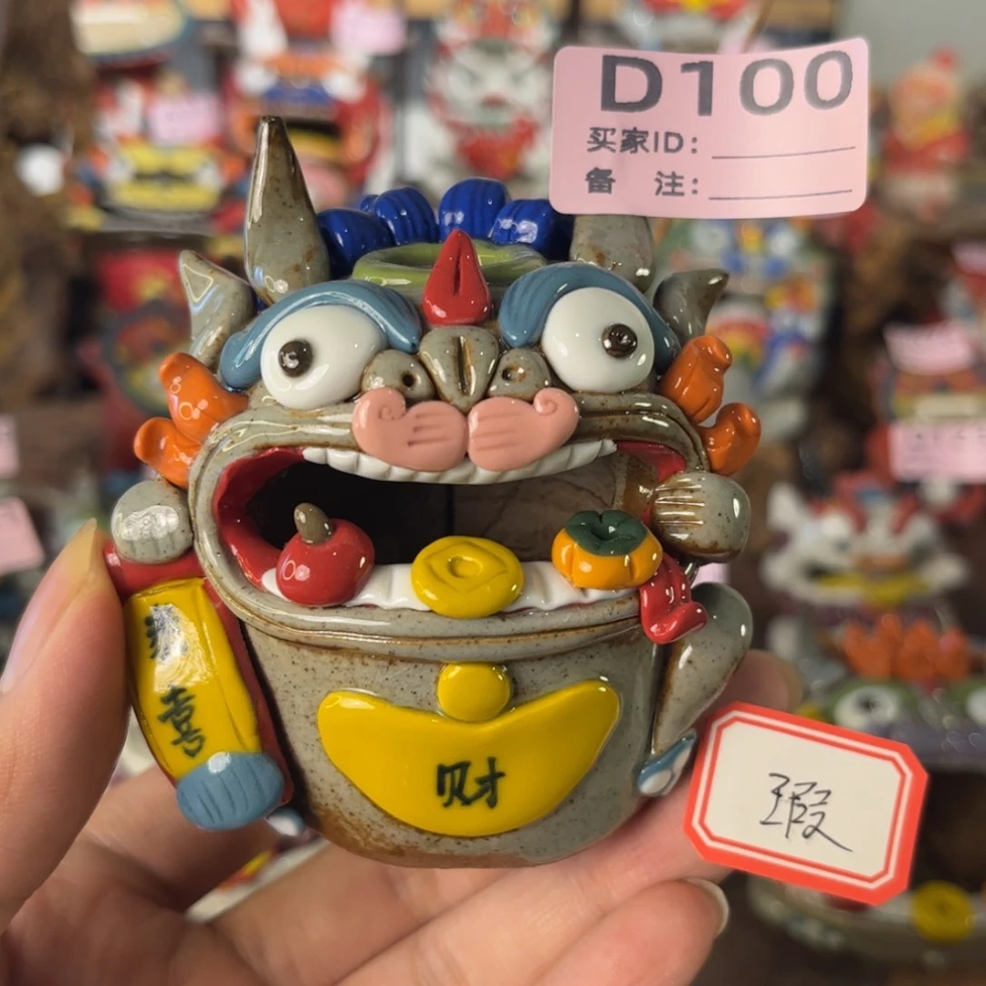 泥塑纯手工茶宠摆件