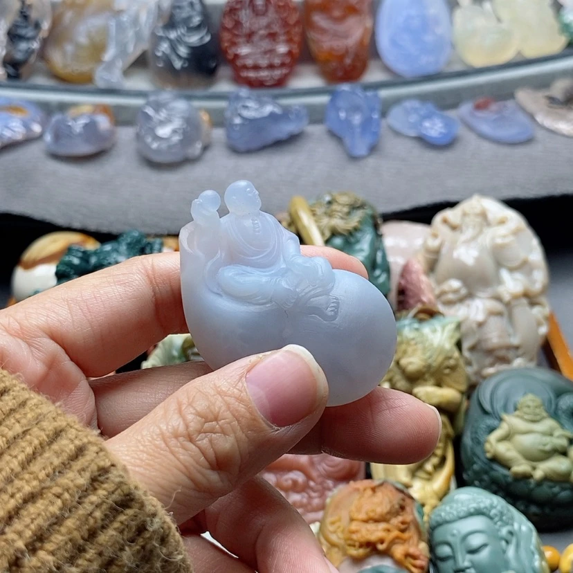 【闪购商品】未镶嵌吊坠定制玛瑙