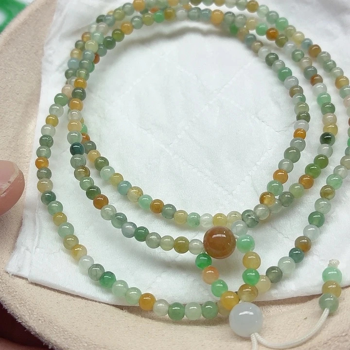 翡翠未镶嵌手链天然缅甸翡翠A货卡3.5