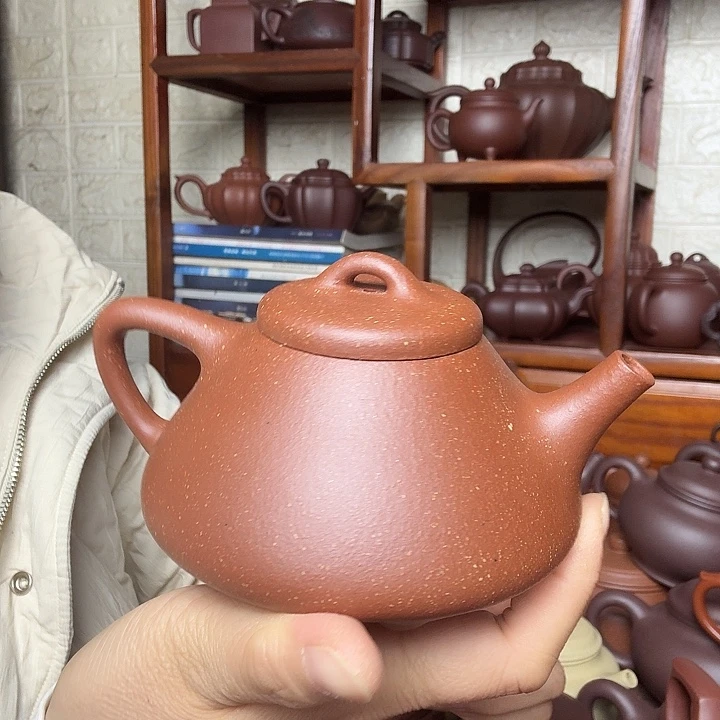 茶壶紫砂子治260cc半手工