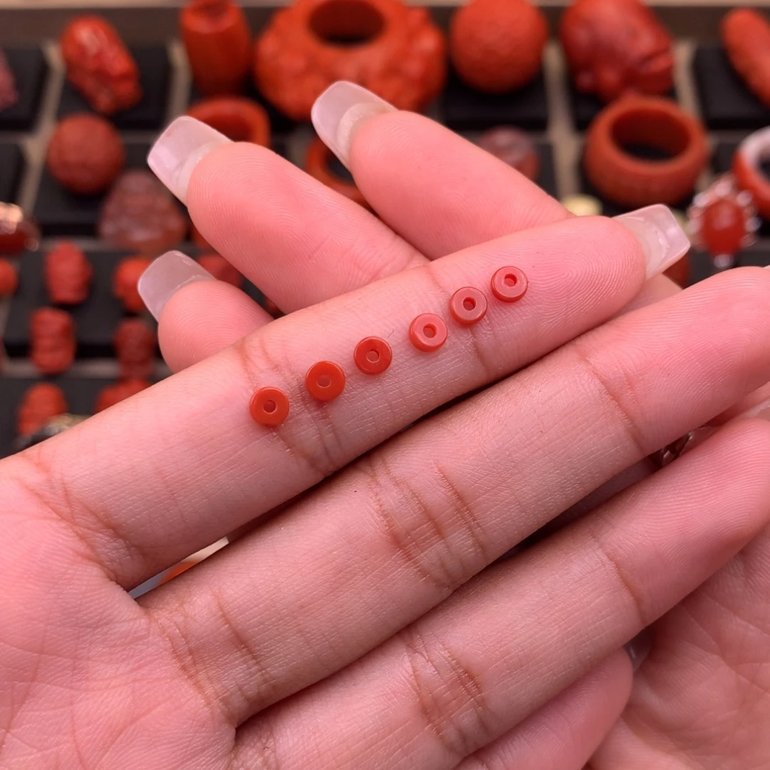 日***日南红玛瑙未镶嵌精工直切隔片4