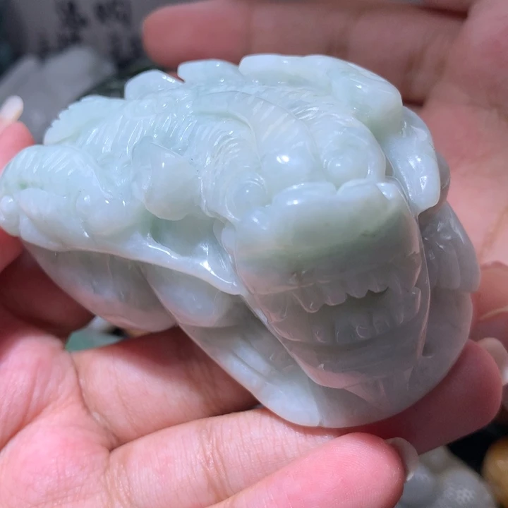 翡翠未镶嵌颈饰保真天然a货翡翠
