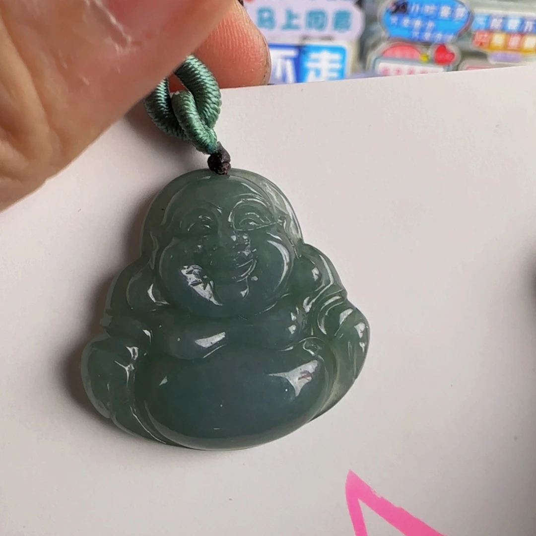 颈饰未镶嵌翡翠老坑