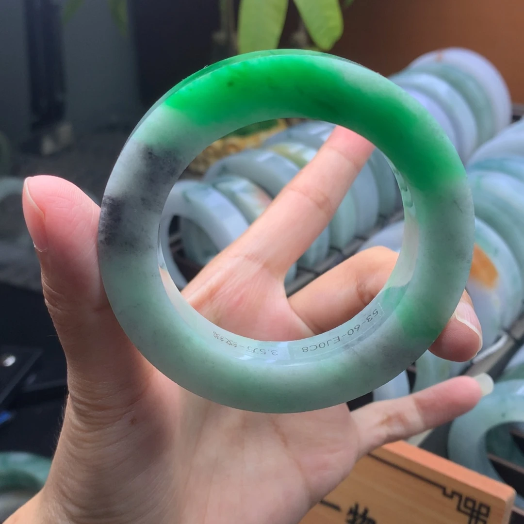 未镶嵌定制手镯定制翡翠定制53-60