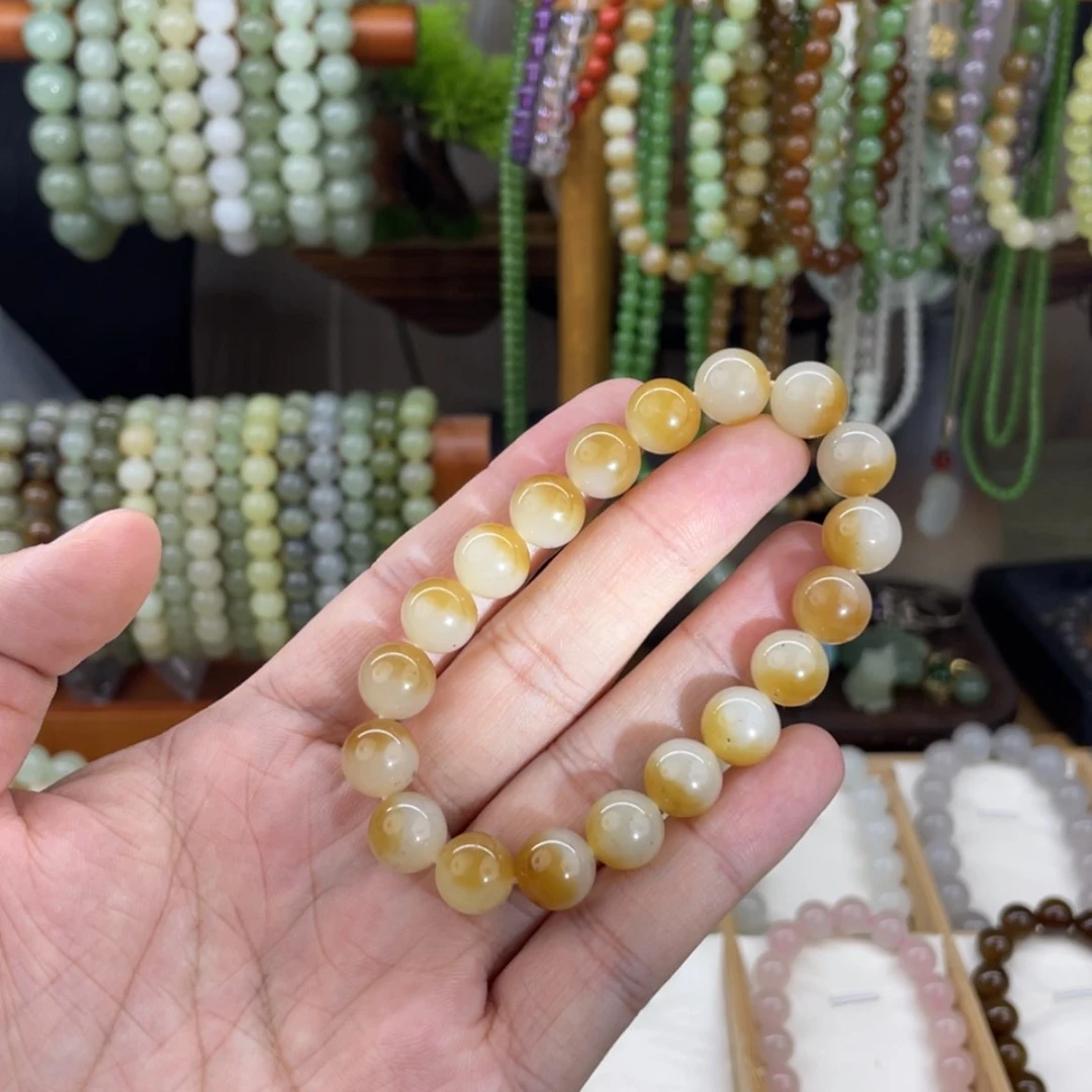 【闪购商品】未镶嵌手链和田玉橘*?