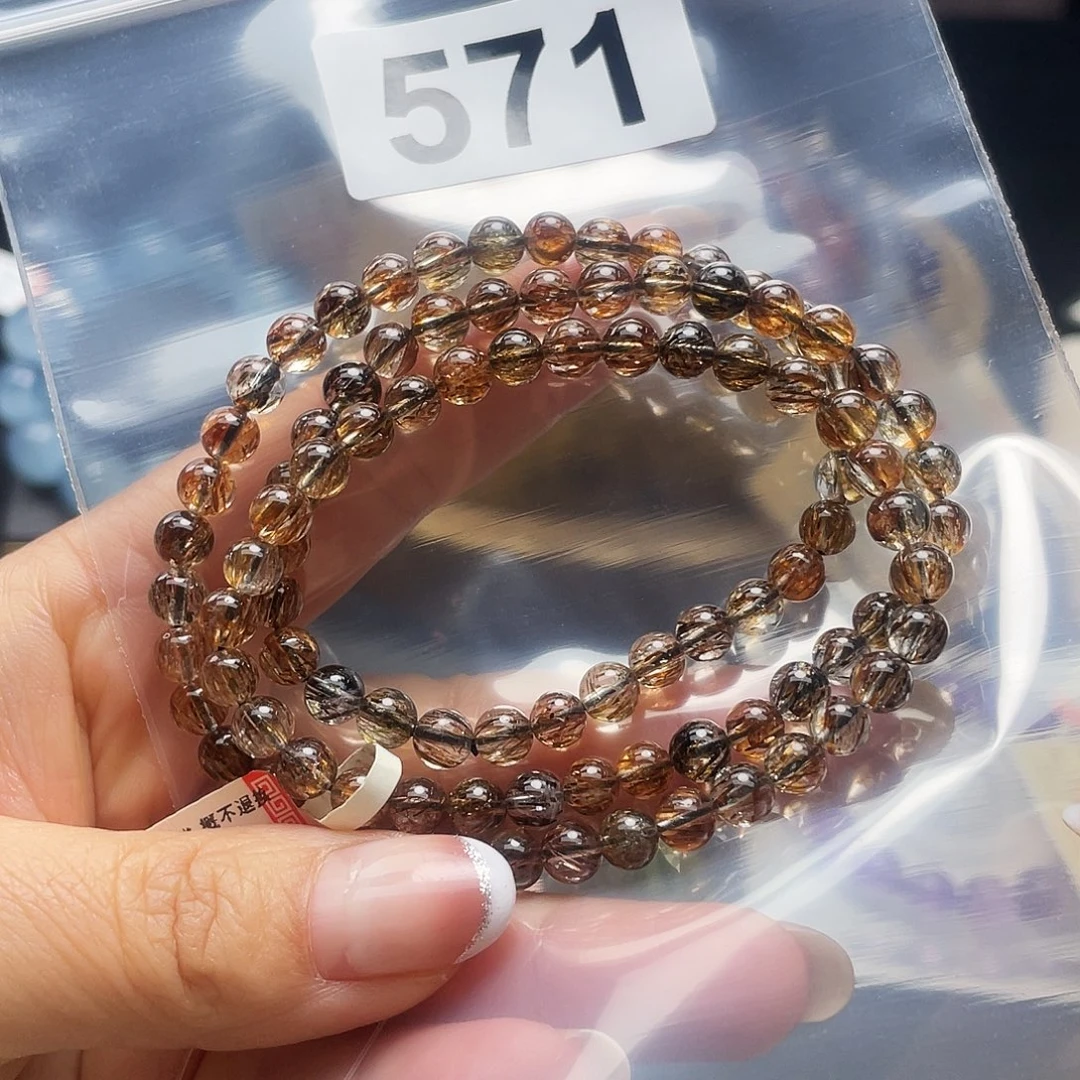 水晶手串未镶嵌手串571。