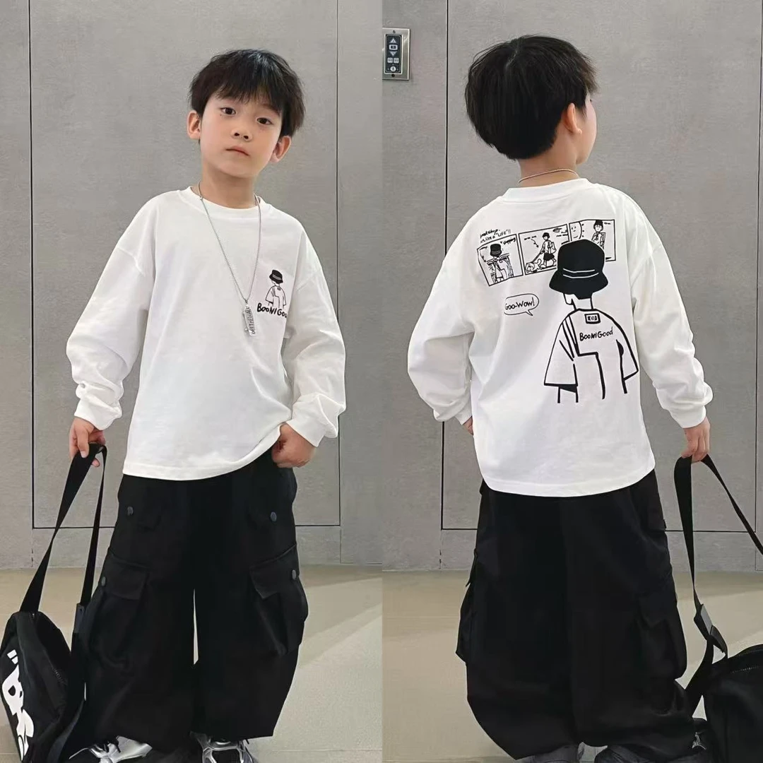 秋季男童时尚小男孩卫衣套装90-150