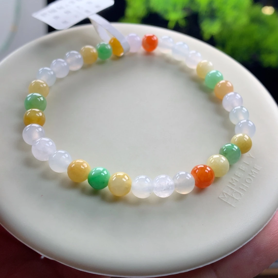 翡翠未镶嵌手链卡5
