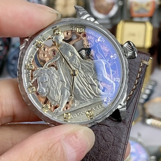 钢金属合金人工动能机芯