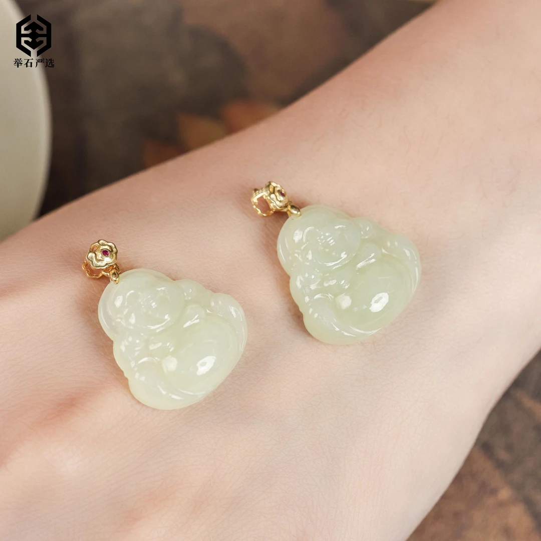 【举石严选】H1102-2493-20和田玉吊坠（一件/多样性发）E