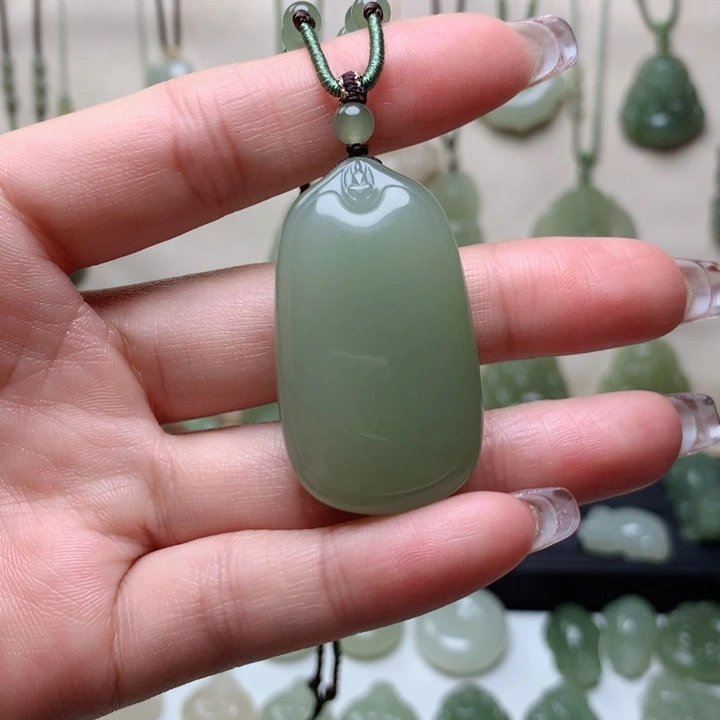 和田玉吊坠未镶嵌土****发