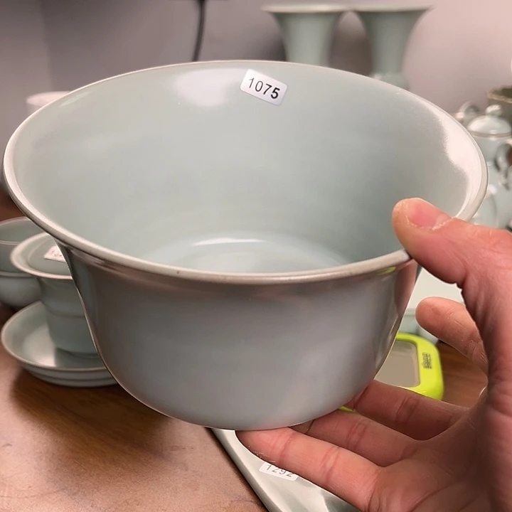 杯喂**喂1075 原矿汝瓷汝州发货