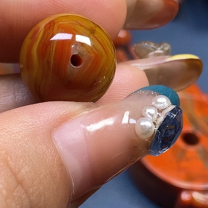 玛瑙/玉髓吊坠(不含链)未镶嵌果*