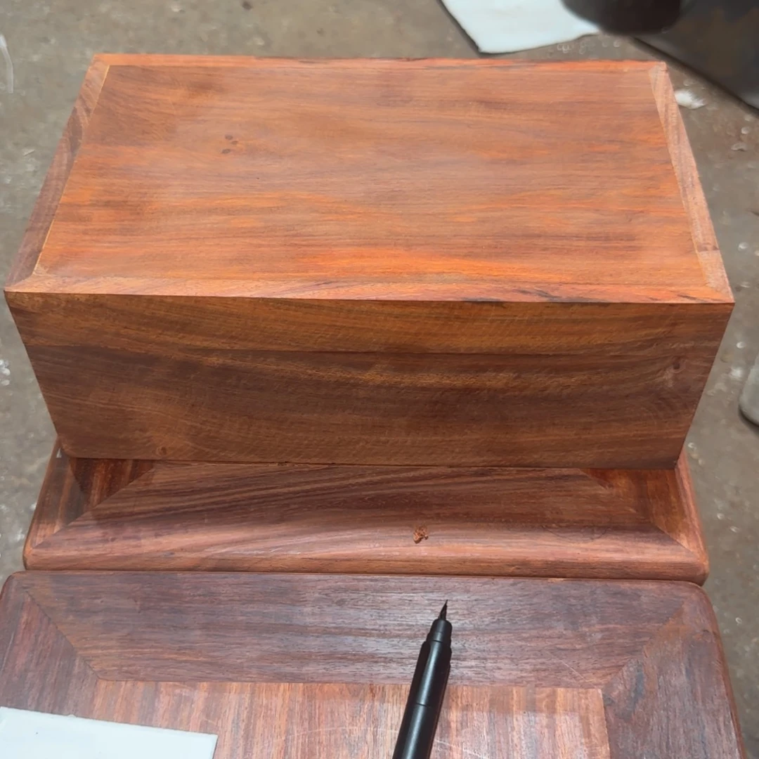 木印度小叶紫檀盒子