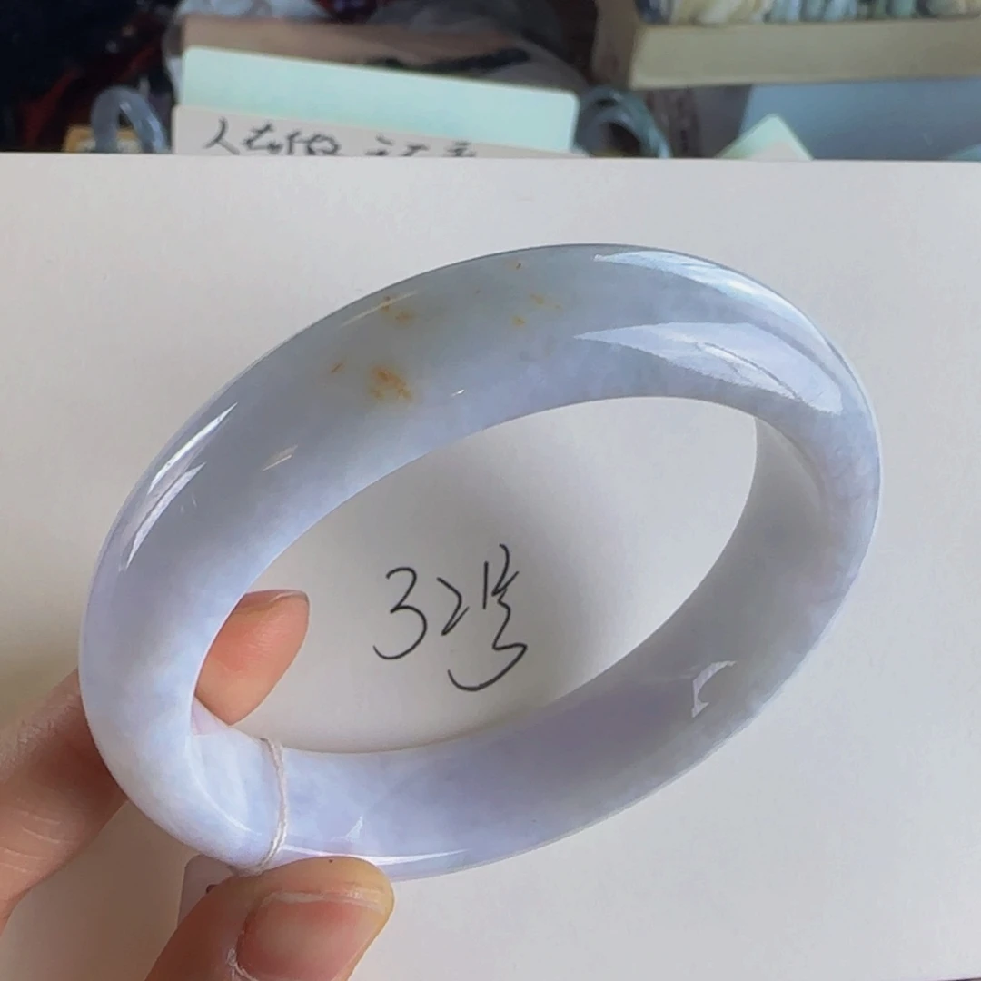 翡翠手镯未镶嵌老坑59圈14.6