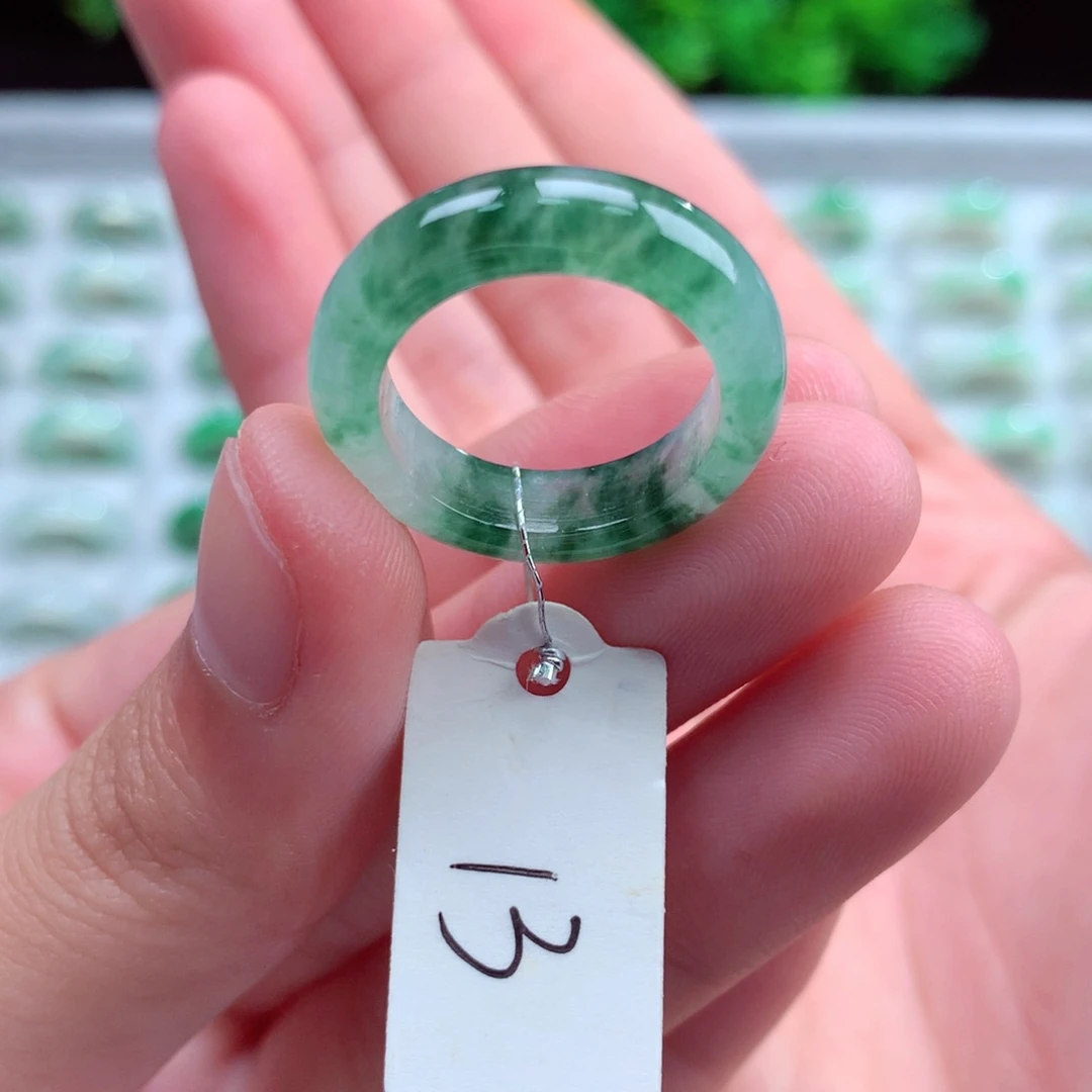 未镶嵌戒指翡翠天然