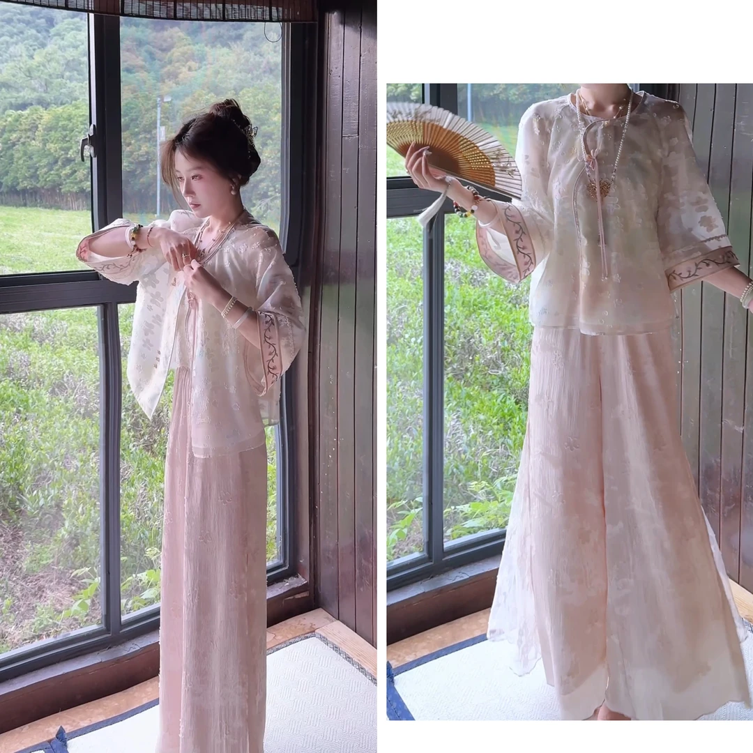 【婷婷】《好彩头》自留款 晕染重工国风小衫 TTZ2SX301【Q】