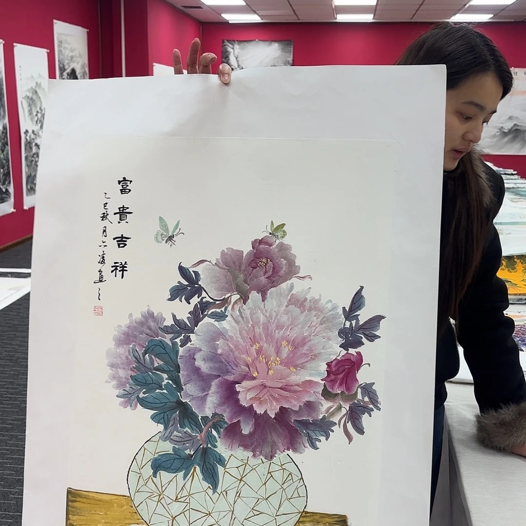 国画国画纯手绘作品