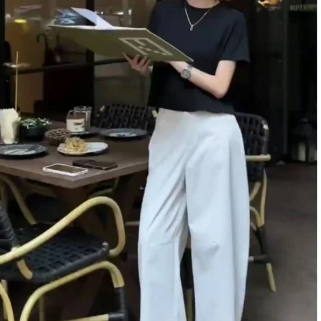 新款时尚气质洋气上衣百搭休闲裤子女装