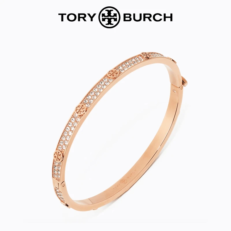 TORY BURCH/汤丽柏琦女士时尚Miller 螺柱铰链手镯 153686