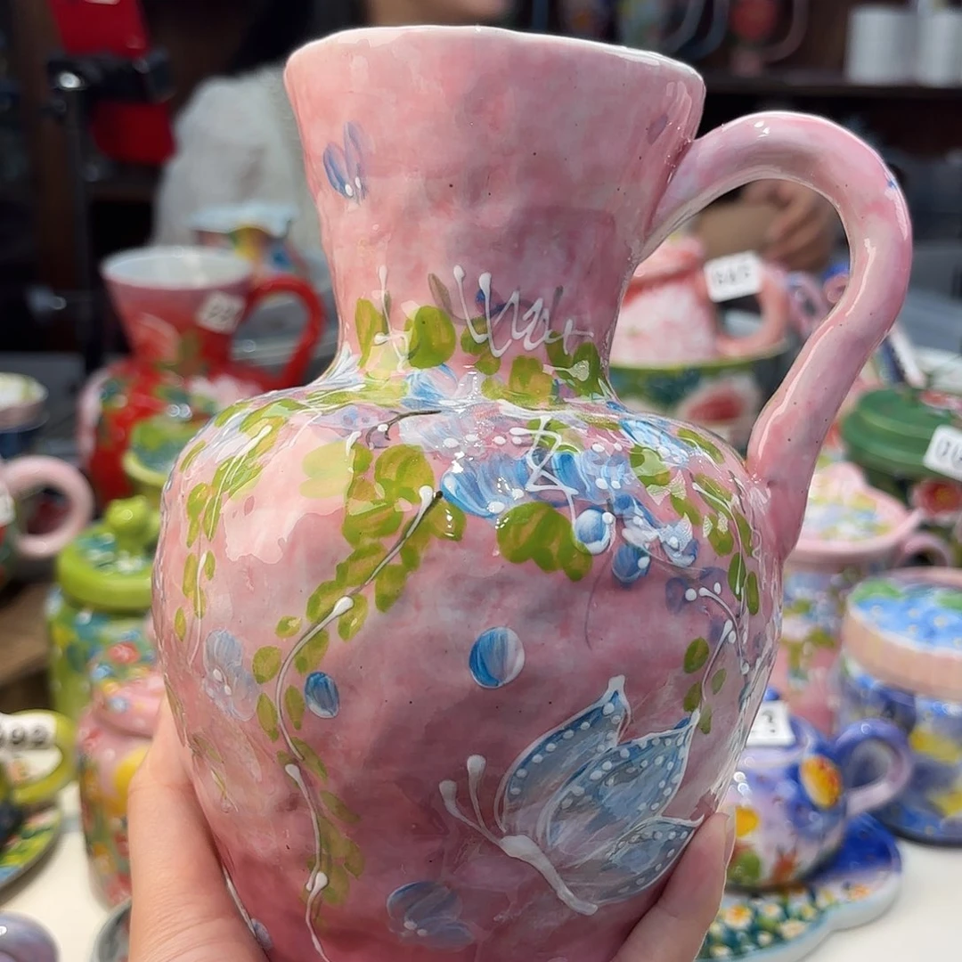 瓷片景德镇手绘高温釉下彩陶瓷茶具