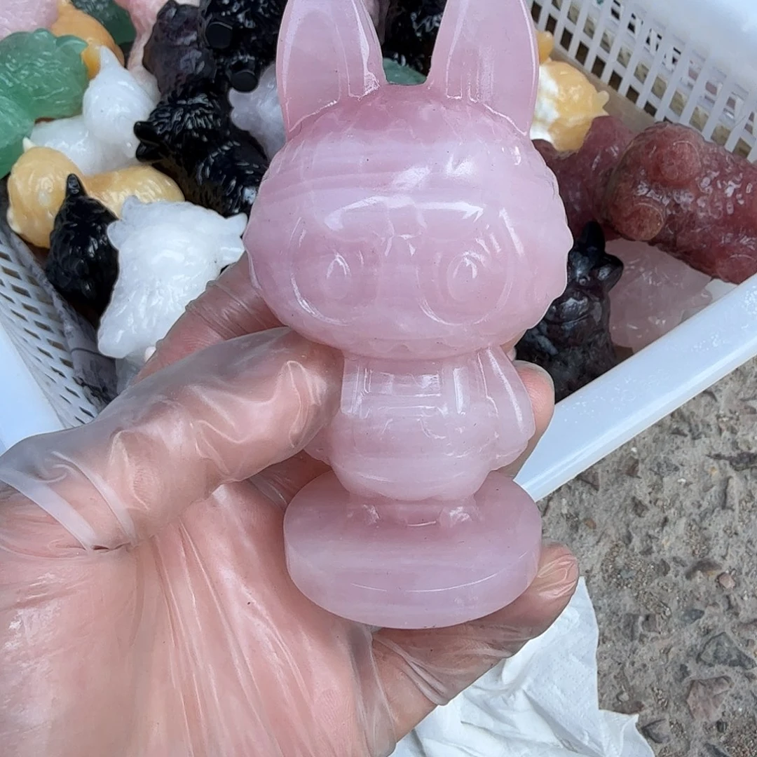 烟晶手链未镶嵌我****。粉