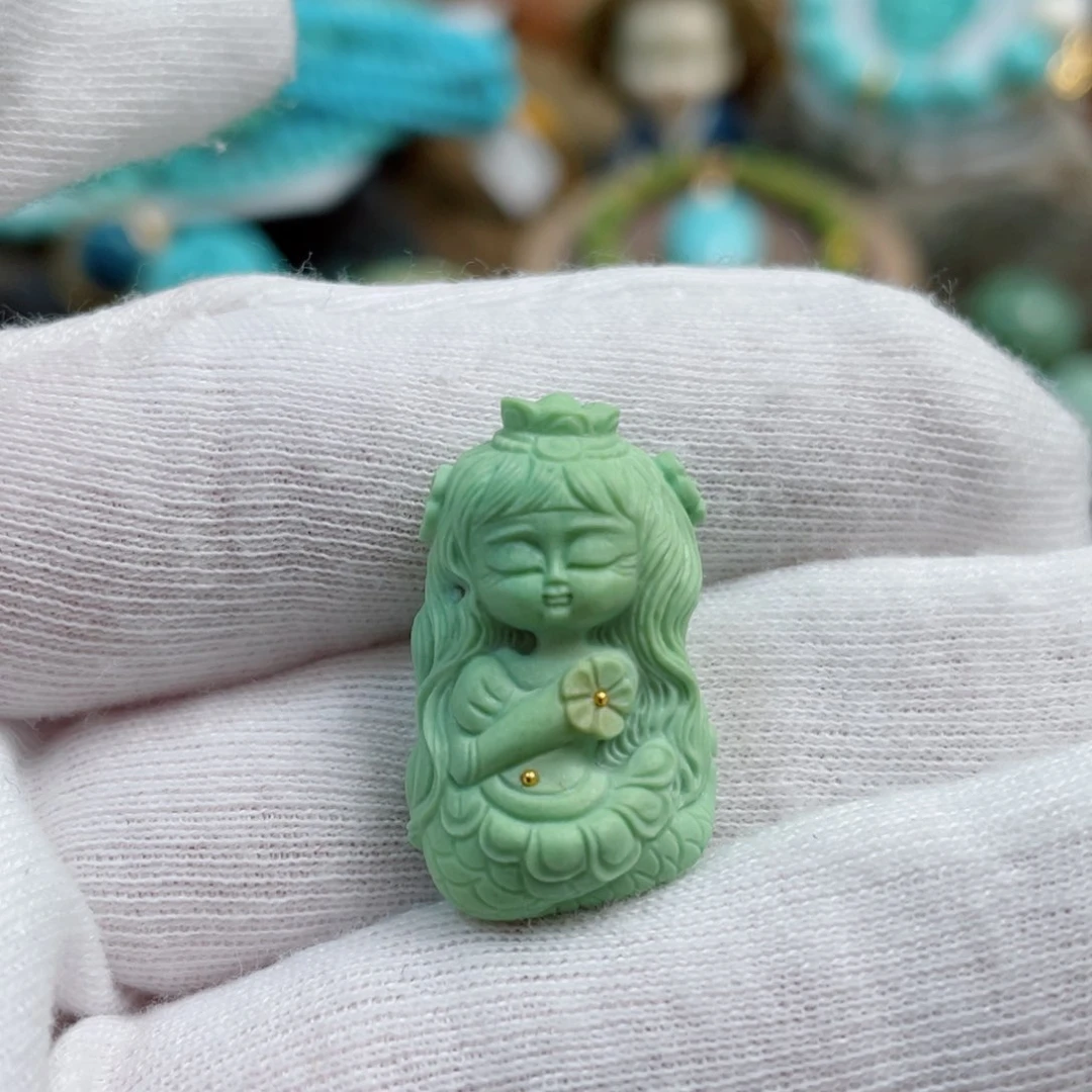 绿松石珠宝奇石未镶嵌