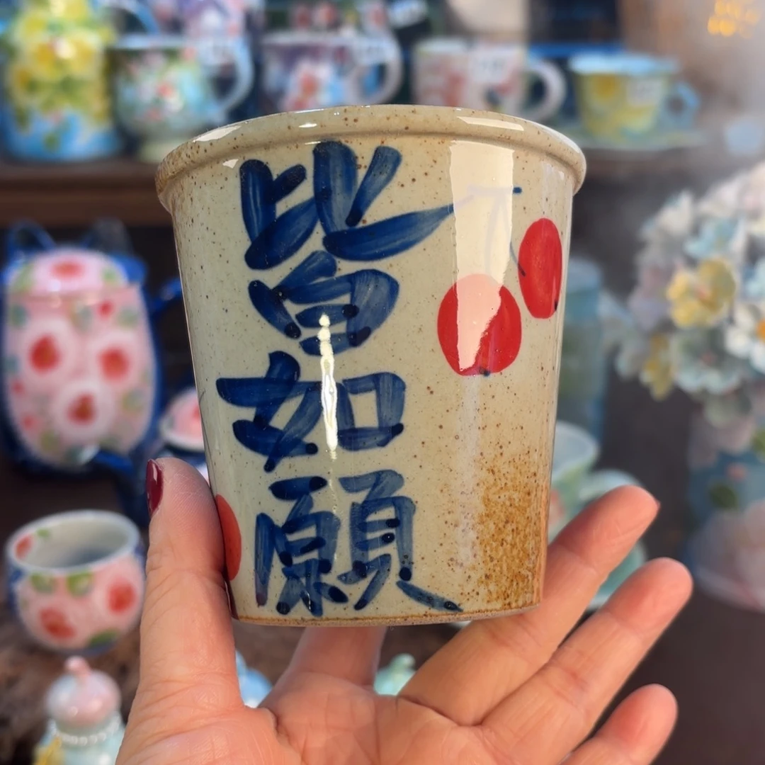 景德镇手绘高温釉下彩陶瓷茶具