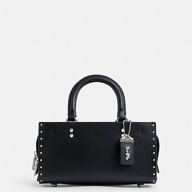 COACH蔻驰个性潮流百搭甜酷风黑色女包CU048 LHBLK