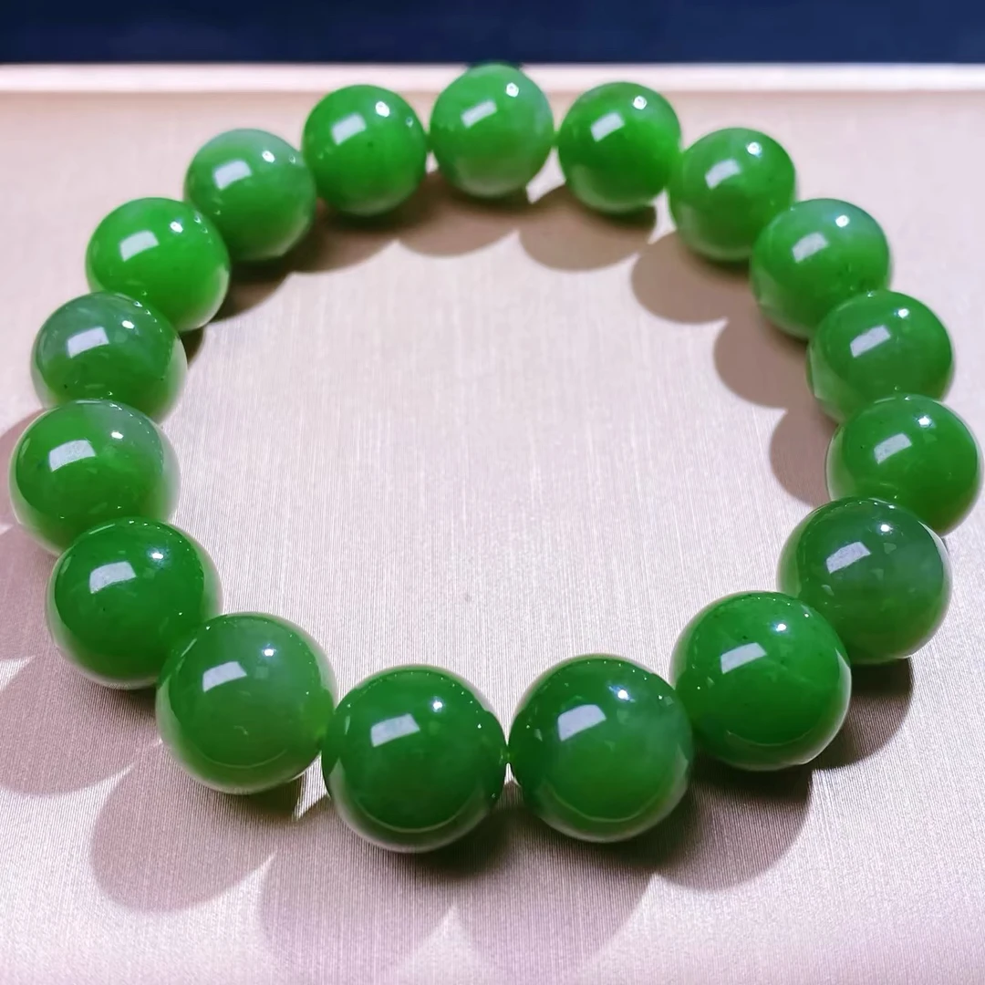 新疆天然苹果绿卡12手串！