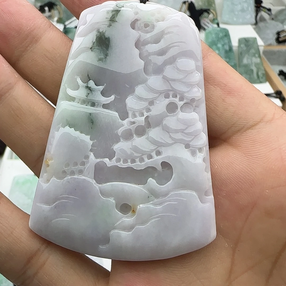 翡翠未镶嵌颈饰翡翠