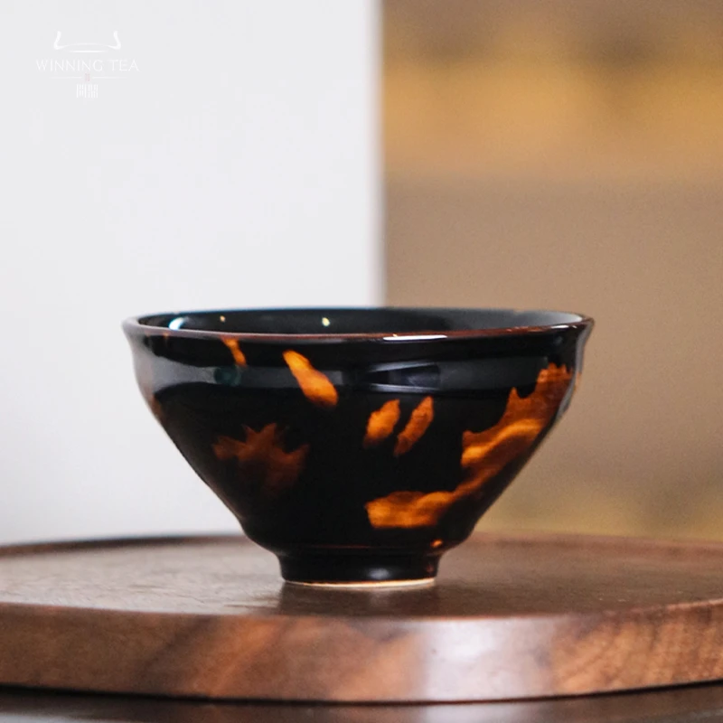 问鼎虎斑天目宋盏杯