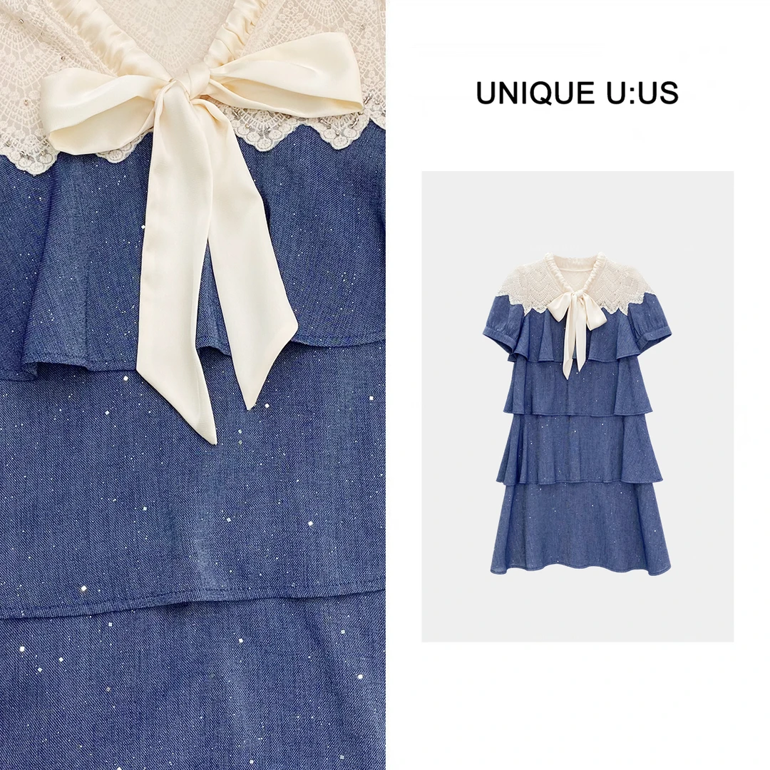 【星梦蓝编号69】设计感显瘦女装时尚夏季连衣裙250282