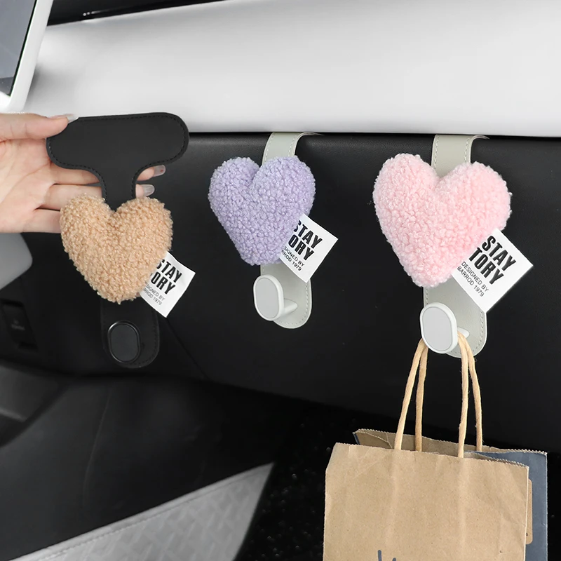 汽车新款粘贴式挂钩车上车内前排副驾驶置物手套箱垃圾袋挂勾收纳