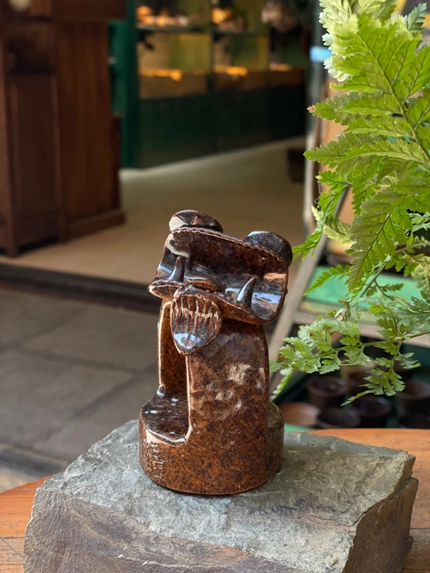 申活藝術 云南柴烧 非遗手作粗陶瓦猫