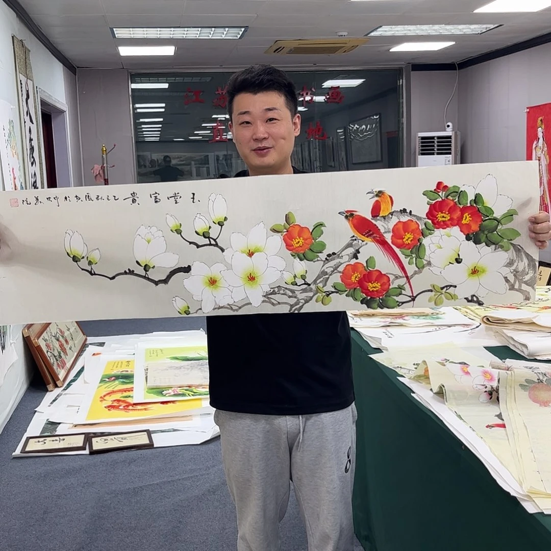 国画国画作品宣纸纯手绘
