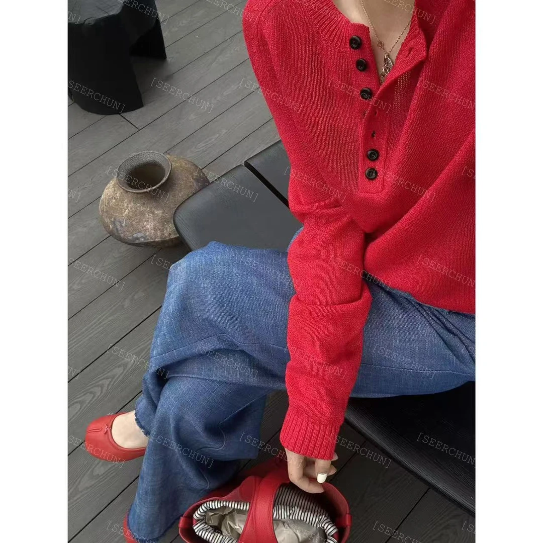 【纯纯女装】SEER CHUN高品质极简圆领防晒和纸纱上衣 51378