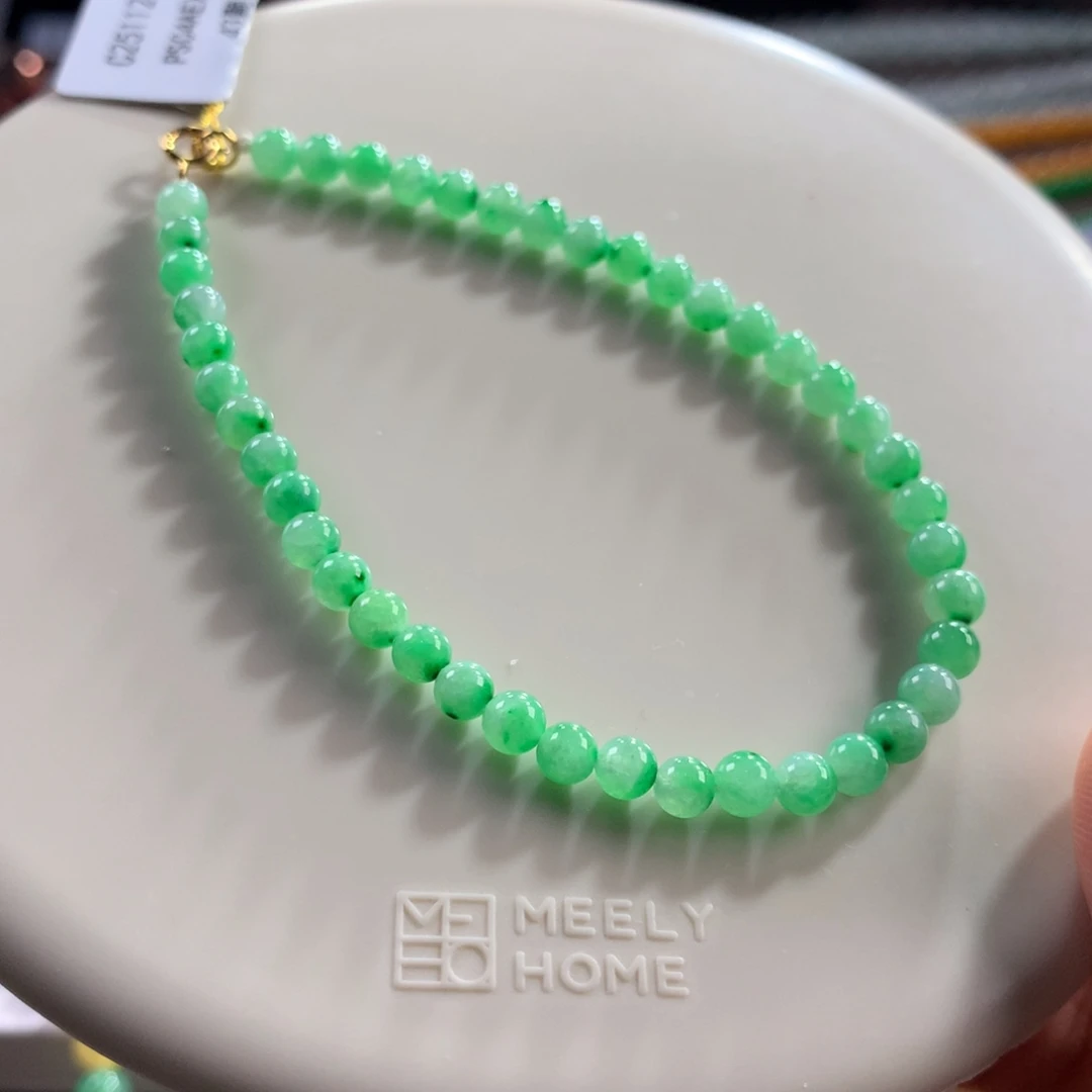 翡翠未镶嵌手链性价比果阳色小米手链卡4~4.3