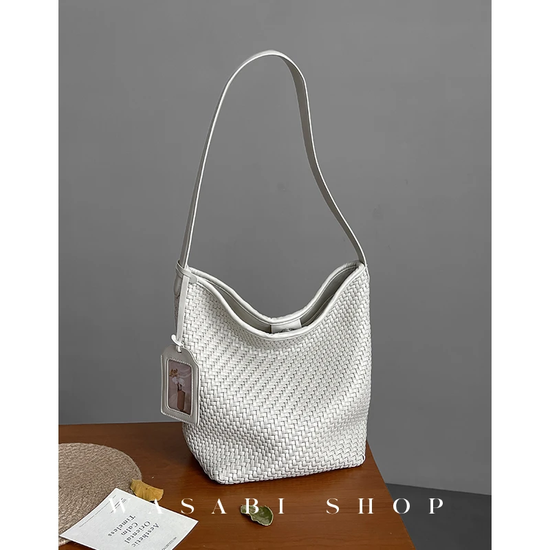 Vibe Ring2025春夏新款小众设计高级感纯手工编织高级感单肩包