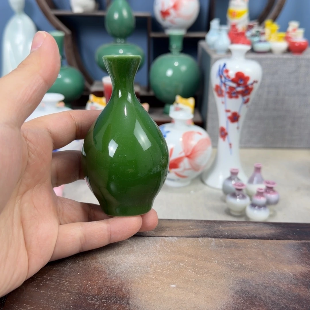 陶瓷手工小花器摆件