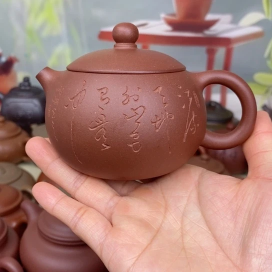 紫砂茶壶风釉180cccccc荷花