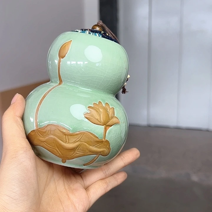 龙泉云间青瓷小米茶器