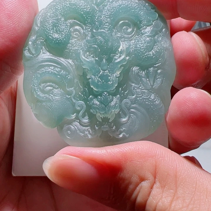 孤***遥未镶嵌定制翡翠天然缅甸A货翡翠