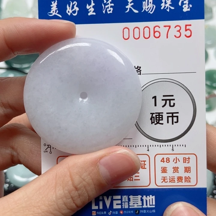 翡翠未镶嵌吊坠(不含链)特*